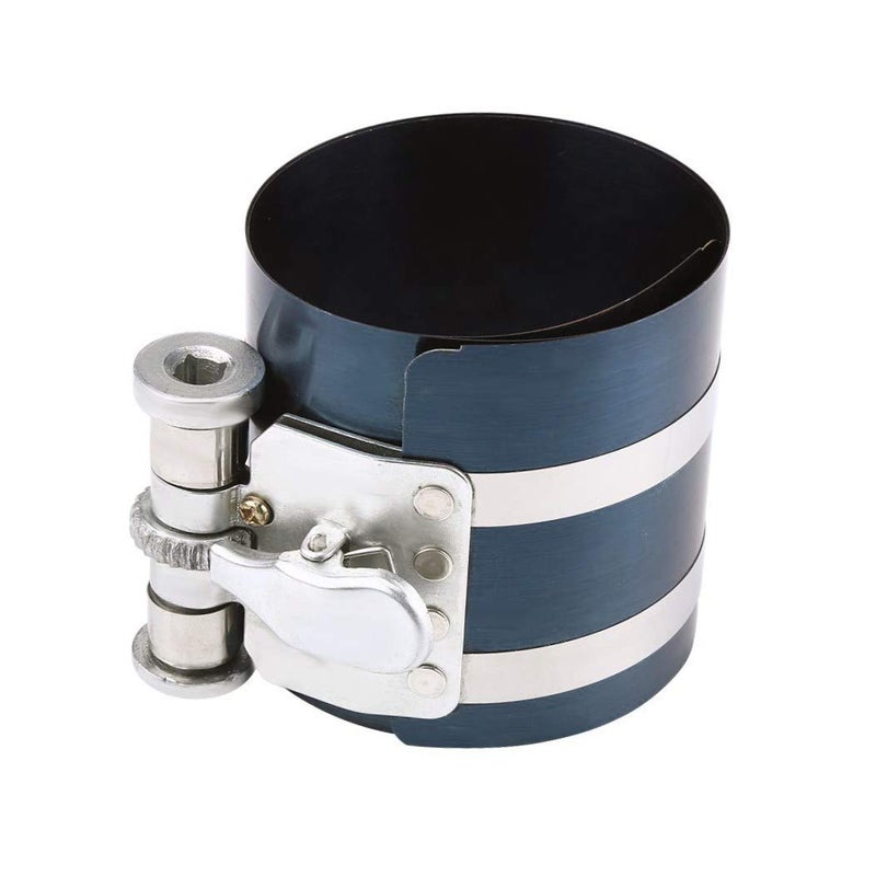 DEDC 3 inch Piston Ring Compressor Tool, Adjustable Ratchet Piston Installation Tool Removal Tool Installation Compressing Capacity 2 to 6.9 Inch - Image 4